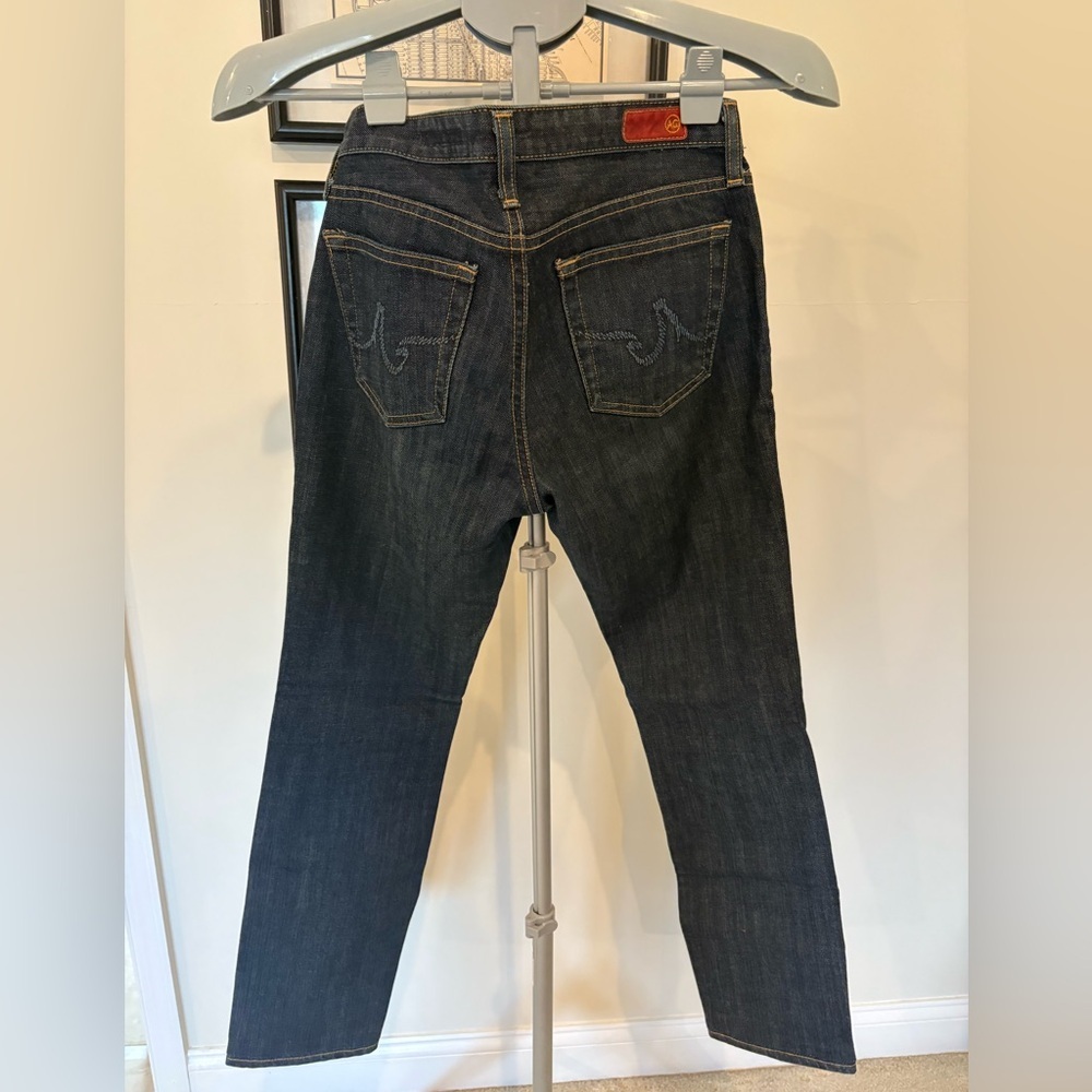 AG Adriano Goldschmied “Stilt” Dark Blue Denim Jeans, Size 28R - Picture 10 of 14